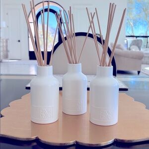 Trio of Aromatique Reed Diffuser + Reeds, Used